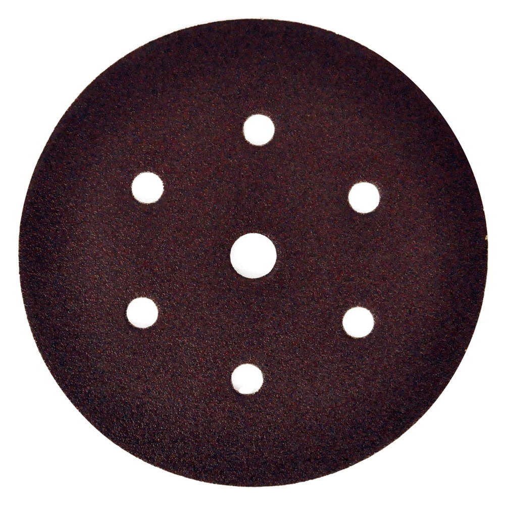Set 50 Dischi Abrasivi Velcrati P64E Grana 100 - Ø 150mm 7 Fori