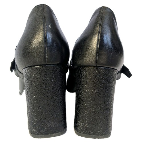 Anthropologie BRUNO PREMI Black Leather Square Toe Mary Jane Pumps womens 40 9, $39.99 - Photo 6