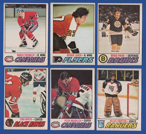 1977-78 OPC 77-78 O PEE CHEE NHL HOCKEY CARD ERROR & VARIATION 133-264 SEE LIST - Picture 128 of 275