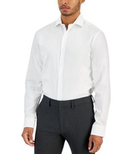 bar III Mens Diamond Stitched Button Down Dress Shirt