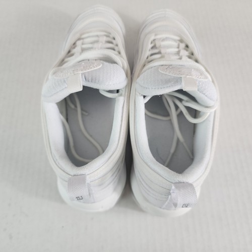 Nike Air Max 97 Shoes Youth 7Y Triple White Sliver Athletic Running Sneakers - Picture 9 of 12