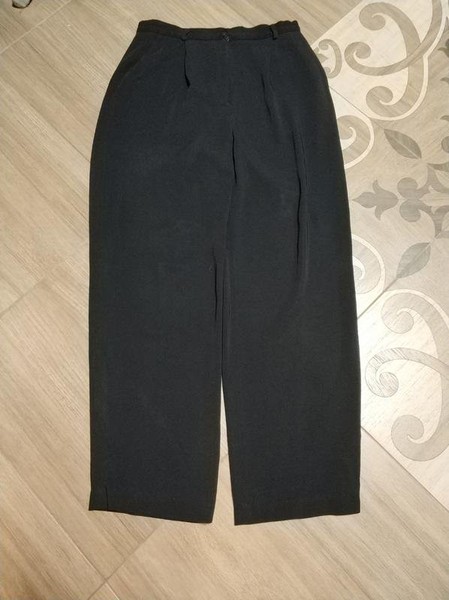 Women Laura Ashley Trousers Black 40 / L / 48