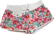 Y2K OP Ocean Pacific Board Booty Shorts Small Trooical Girl Beach Surf