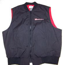 Vintage Riverside Thinsulate Insulated Zip Front Vest - Budweiser - Size XL