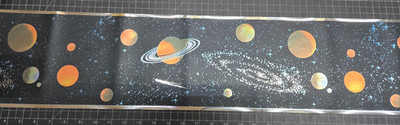 Solar System Wallpaper Border Outer Space Planets Stars Wall Decor WFP6161 Comet