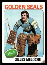 1975-76 Topps Gilles Meloche #190 - California Golden Seals - VG