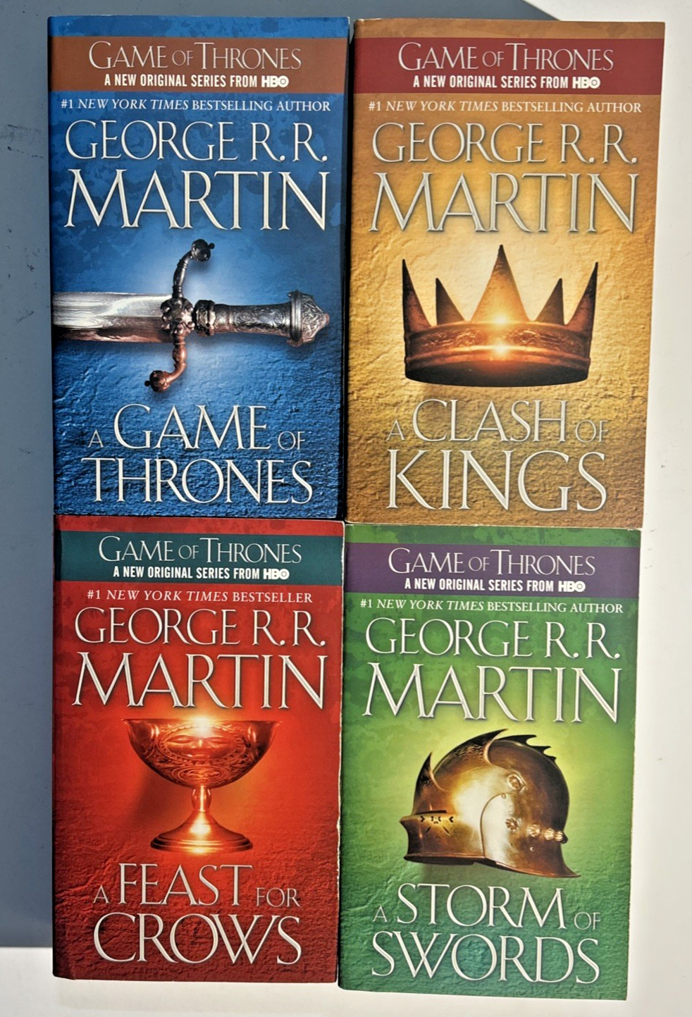 Game of Thrones Books 1-4 Set George R R Martin A Song of Ice and Fire PB-image