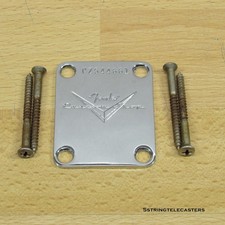 Fender Custom Shop 60 Heavy Relic Stratocaster Neck Plate Chrome Strat Tele