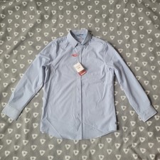 NWT Chaps Everyday Performance Men's Sz S Stretch Blue Striped Dress Shirt