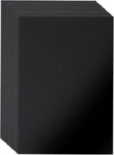 50 Sheets Black Cardstock 8.5x11, 250gsm/92lb Thick 8.5 x 11 inches, 