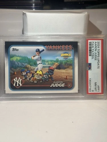 AARON JUDGE PAW PATROL SSP🔥PSA 8 🔥2024 Topps Update #PP-1 🔥Yankees