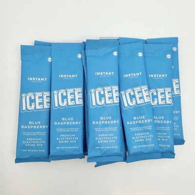 Instant Hydration Electrolyte Powder Packets ICEE Blue Raspberry NEW Exp 03/28