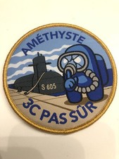 Patch MARINE SOUS-MARIN SNA AMÉTHYSTE 3C PAS SUR  ORIGINAL
