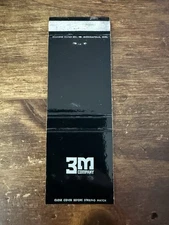 D742 3M Company Reflective Liquid St. Paul Minnesota Vintage Matchbook Cover