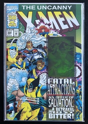 Uncanny X-Men (Vol 1) #304, Aug 93, Fatal Attractions Pt 3, Magneto Hologram