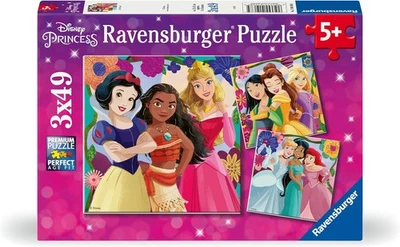 RAVENSBURGER, 3 Puzzles 49 Teile DISNEY Prinzessinnen, , RAV12001068 - Bild 1 von 4