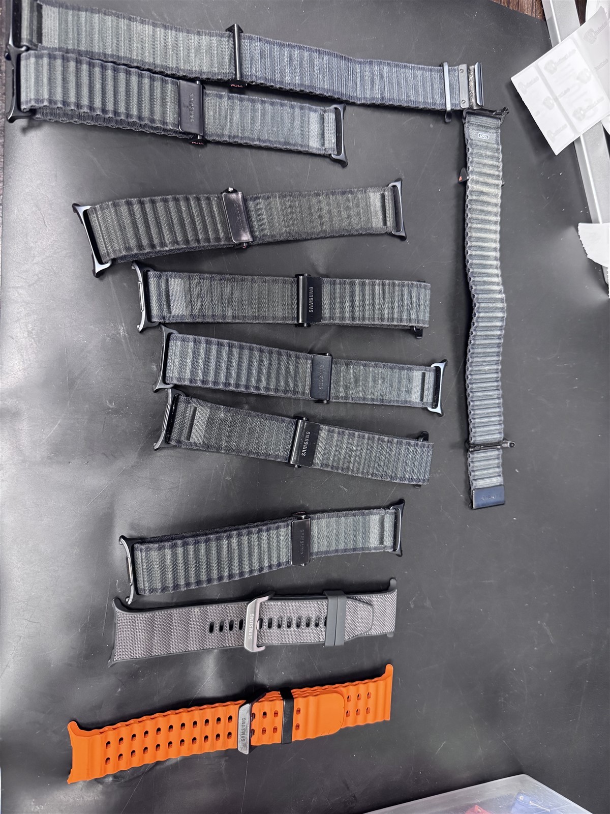 Lot of 33 Samsung Oneclick OEM Watch Ultra Bands USED (JMLOT35)