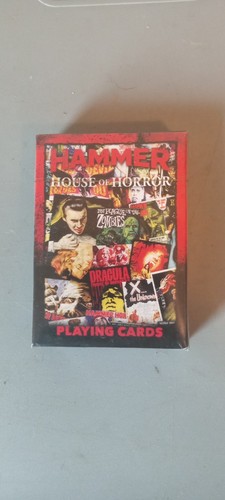 HAMMER - HOUSE OF HORROR - PLAYING CARDS - MOVIE POSTER VERSION - NEW & SEALED!
