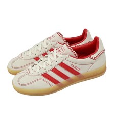 adidas Originals Gazelle Indoor W Beige Scarlet Gum Women Casual Shoes JS1402