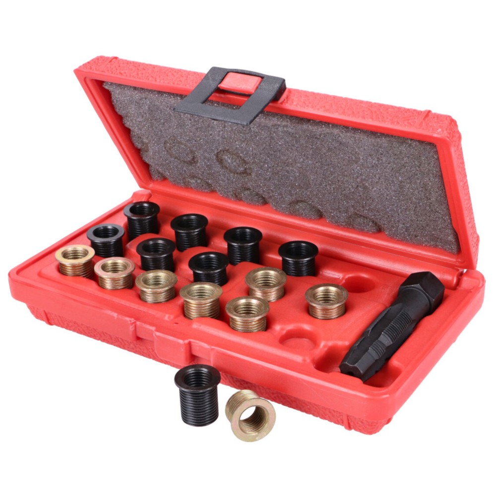 Gewindereparatur-Set M12 ZüNdkerze 16 EinsäTze & Schneideisen Wolf Yager Touring-image