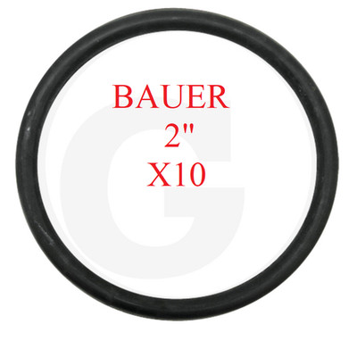 Für Bauer System 2'' Gummidichtung 10er Pack