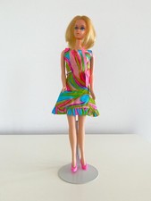  Barbie Vintage  Kleid Swirly Cue #1822 1968 ...