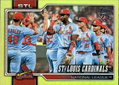 St. Louis Cardinals 2026 Topps Series 2 #353 Yellow Holo Foil /399 STL Cardinals