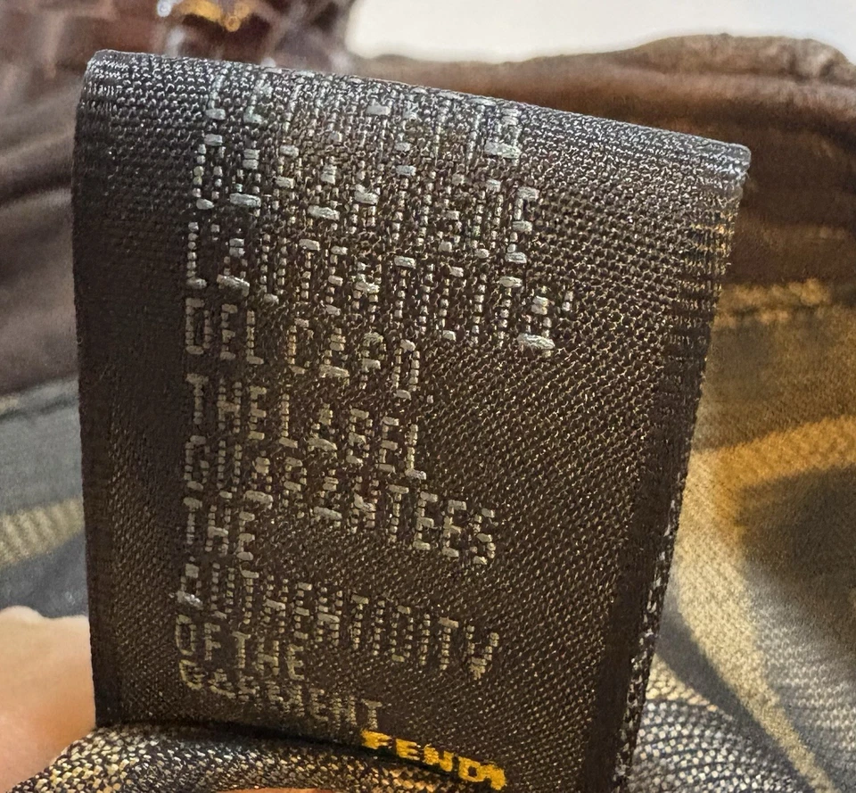 Fendi Vintage Leather Spy Bag Dark Brown - Image 3 of 4