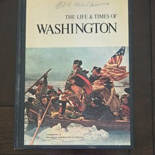 The Life & Times of Washington Hardcover Illustrated Mario Rivoire 1967 History