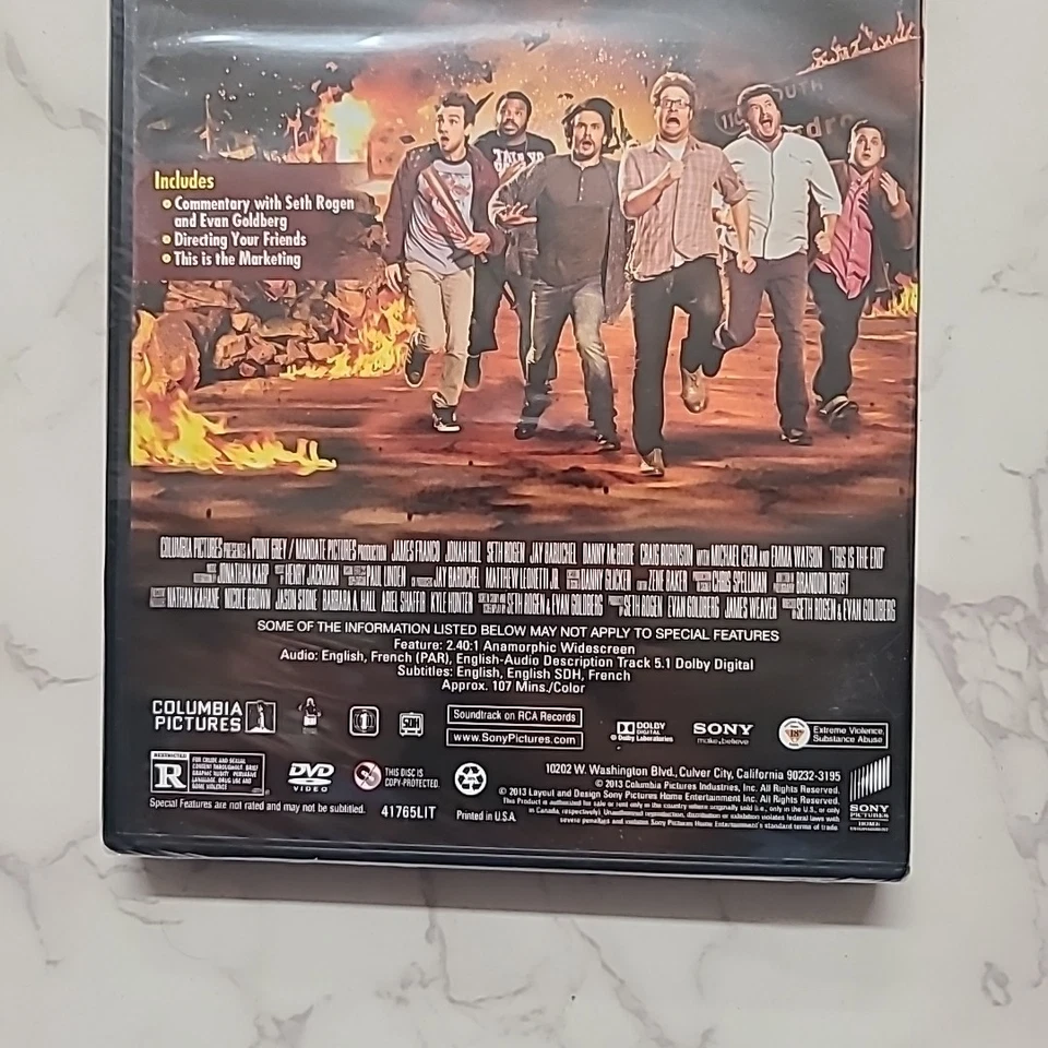 This Is The End NEW DVD 2013 James Franco, Emma watson, Seth rogen, FAST SHIP! - Image 4 of 4