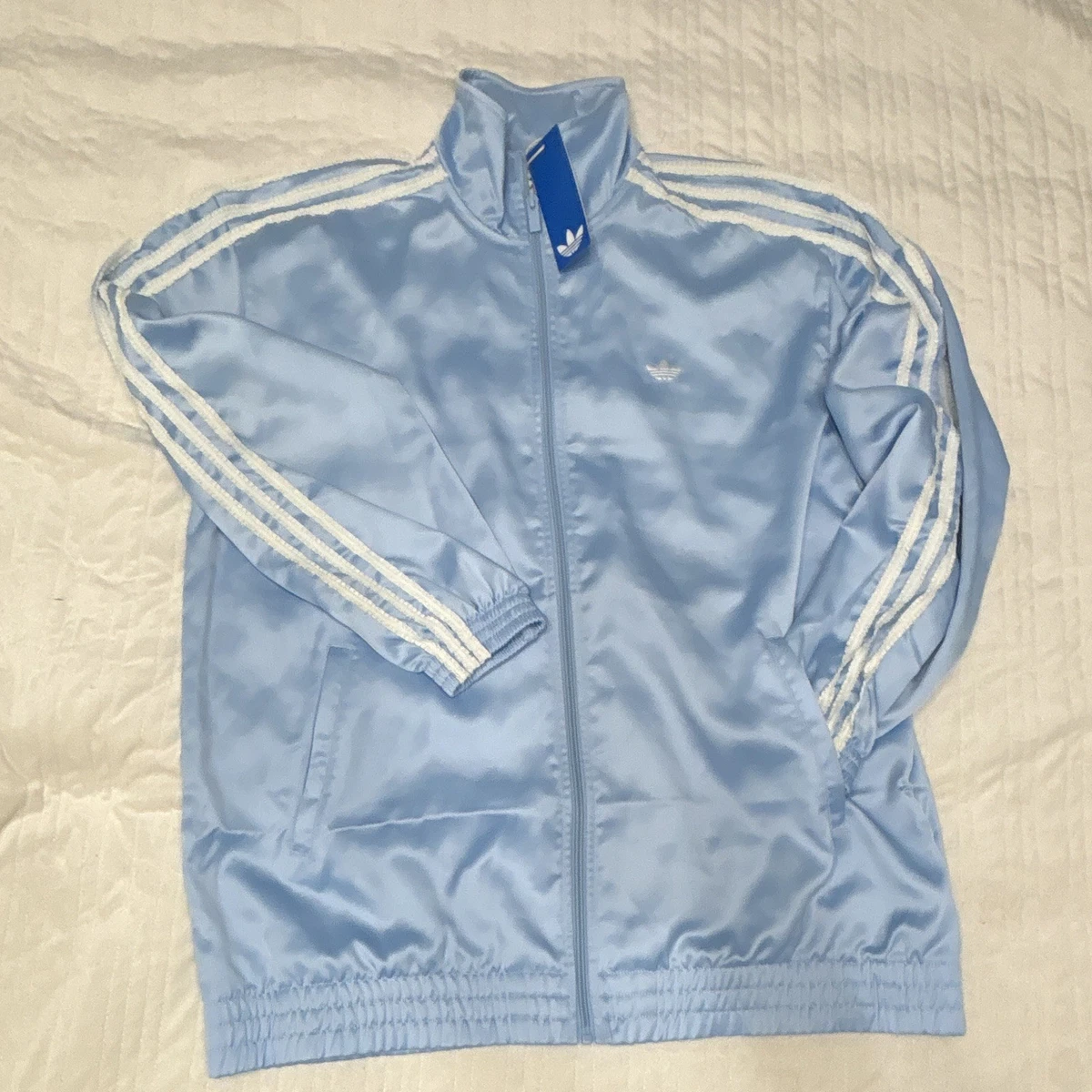 adidas Track Jacket Blue Women's Activewear for sale | eBay