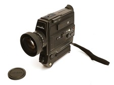 Minolta XL-Sound 64 Super 8 fotocamera pellicola con zoom Rokkor-Macro 1.4 / 8-48 mm