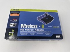 Linksys WUSB54G Wireless-G USB Network Adapter 54Mbps 2.4GHz 802.11g WiFi
