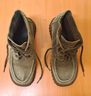 camel active Active Leder Halbschuhe Grau Schnürung Freizeit EU 42,5