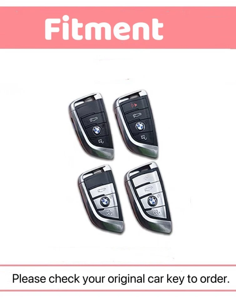 Capa protetora chaveiro para BMW 2 3 4 5 6 7 M3 M5 530 X3 X5 X6 - Imagem 2 de 3