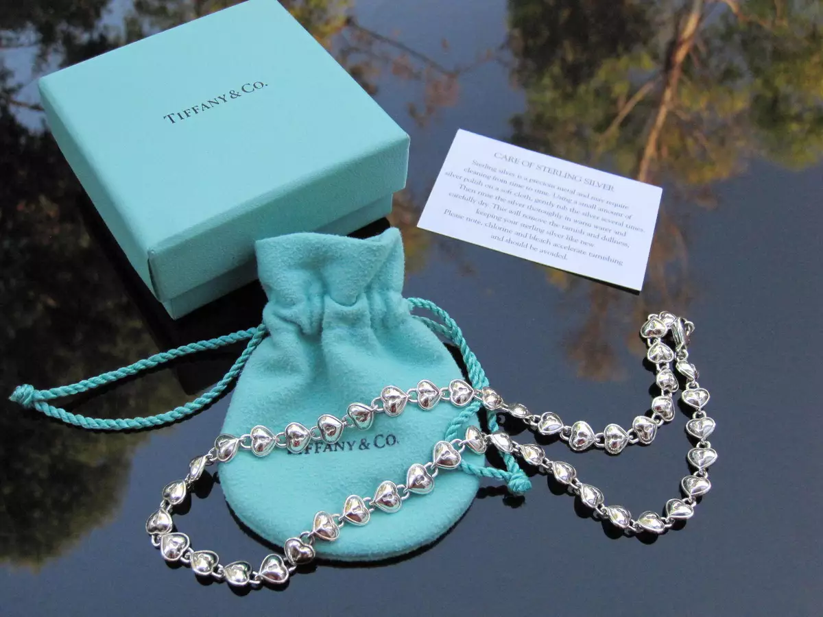 Tiffany & Co. Sterling Silver Padlock Link Necklace