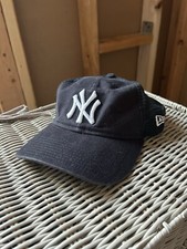 New Era New York Trucker Snapback Hat Navy Color Way Adjustable 