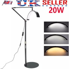 16in 20W LED Half Moon Beauty Floor Light Adjustable Angle 3000K-6000K UK