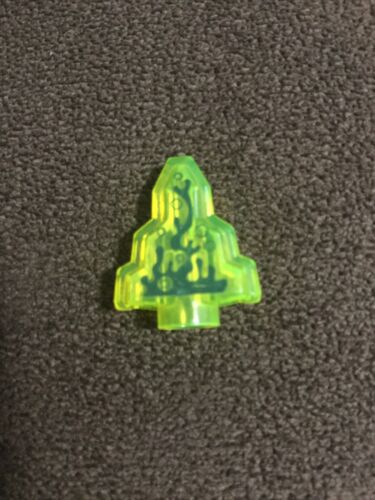 Neon Green Lego Moonstone 1 x 2 w/ Swamp Gas Pattern 10178pb02 9468 9461 - Picture 1 of 1