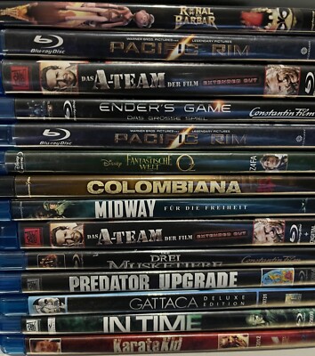 Blu-ray Auswahl Konvolut Sammlung Action Abenteuer Fantasy 14/3/2