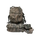 Molle Assault Pack w/ Stiffer And Pad+ 2 Canteen Pouches/ Fanny Hip Pack Sw16