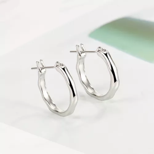925 Sterling Silver Huggie Hinge Hoop Earrings Women Girls Jewellery Gift UK