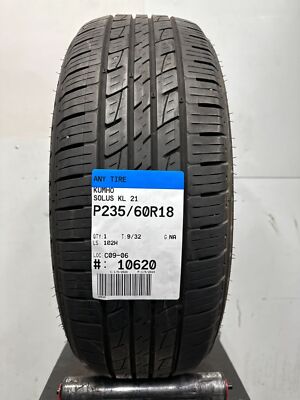 1 Used Kumho Solus KL 21  P235/60R18 2356018 235/60/18 102 H - 9/32