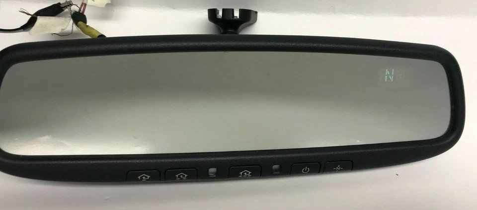 GENTEX 453  AUTO DIMMING MIRROR WITH BLUE HIDDEN COMPASS / HOMELINK - Image 2 of 4