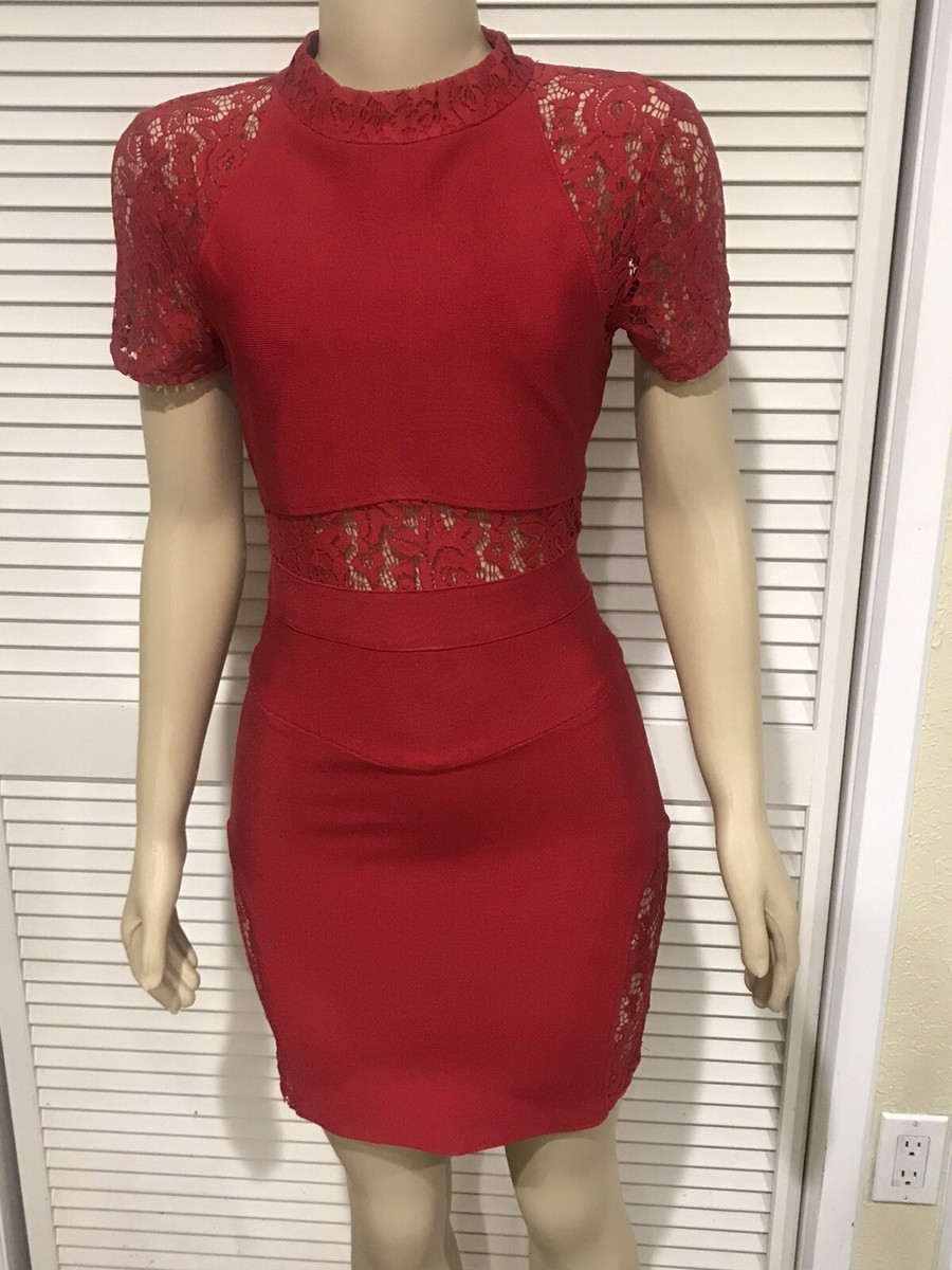 venus red lace dress Venus red lace dress L (12-14) Like new