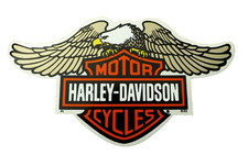 Harley Davidson Bar and Shield INSIDE WINDOW Decal OEM Part D22  8.5 Inches 