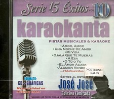 Karaokanta 10 Jose Jose Serie 15 Exitos - 2007 New CD G / CD Sealed