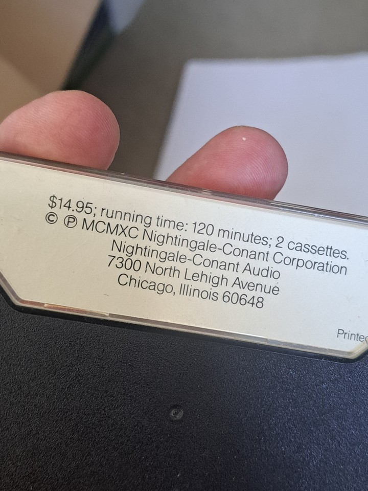 Norman Cousins Head First The Biology of Hope 2 CASSETTES RARE eBay