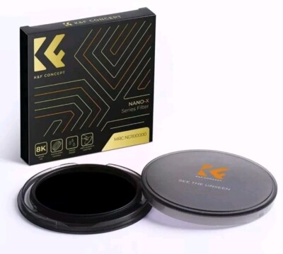 K&F Concept 55mm ND100000 Solar Filter, Neutral Density Filter - NEW/SEALED