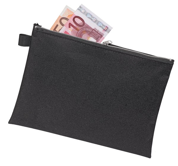 5 X Veloflex Geldtasche Banktasche Beutel Dokumententasche ReißVerschluss Din A5-image